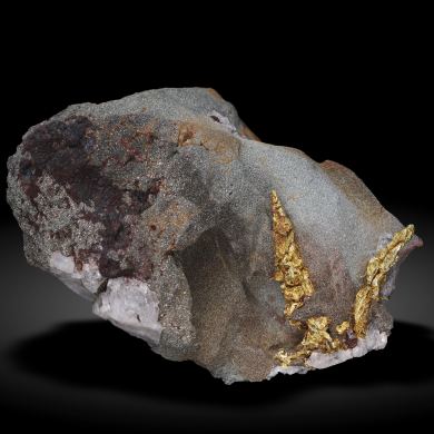 Gold with Quartz and Pyrite