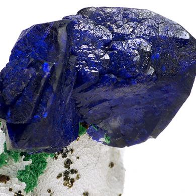 Azurite, malachite