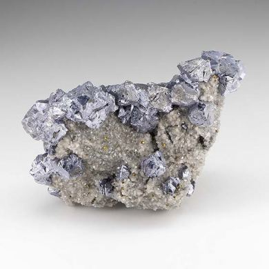 Galena with Chalcopyrite, Dolomite