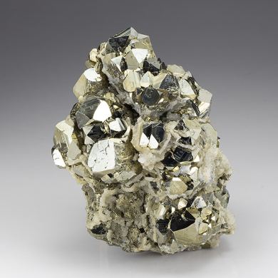 Pyrite with Quartz