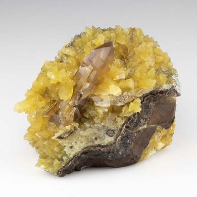 Barite with Calcite