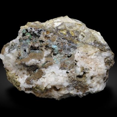 Cuprodongchuanite with Hemimorphite and Veszelyite