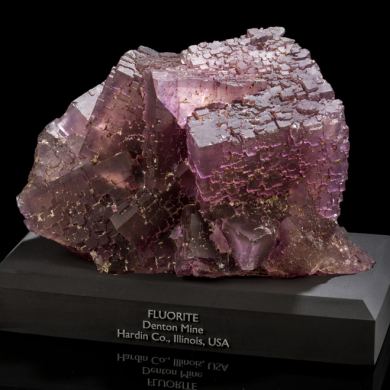 Stepped Purple Fluorite from Illinois