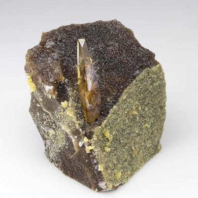 Barite with Calcite