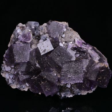 FLUORITE and GALENA on QUARTZ with SPHALERITE - Hill-Ledford Mine, USA