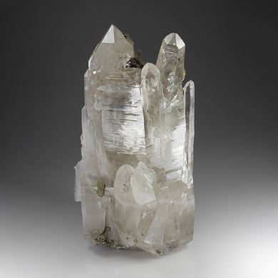 Quartz with Siderite, Pyrite