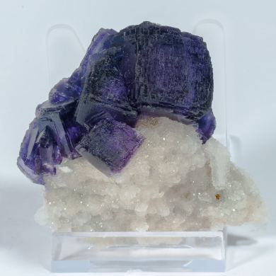 Fluorite with Quartz