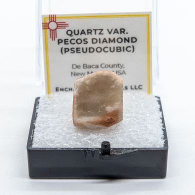 Quartz var. Pecos Valley Diamond (Pseudocubic)