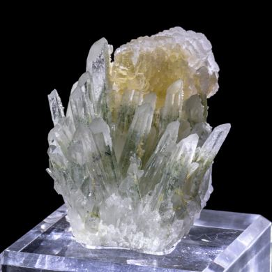 Calcite on Quartz