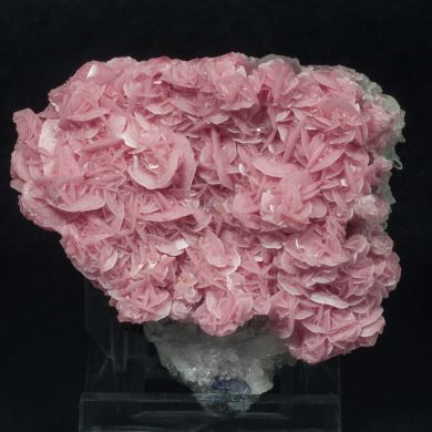 Rhodochrosite with Quartz