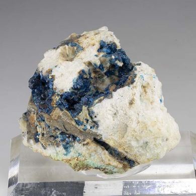 Veszelyite with Hemimorphite