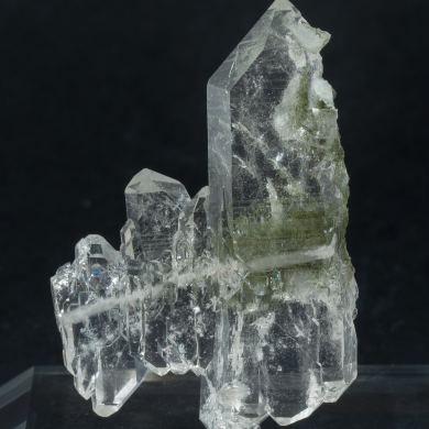 Doubly terminated Quartz (variety faden) with Chlorite