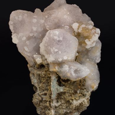 Quartz with Calcite and Siderite