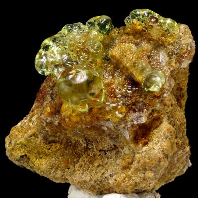 Opal var. hyalite CRAZY FLUORESCENCE