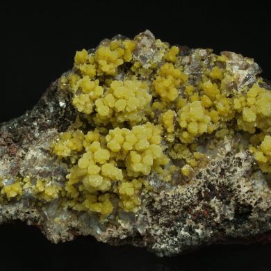 Mimetite with Calcite