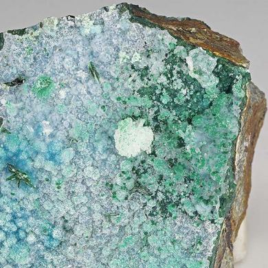 Pseudomalachite with Quartz, Atacamite