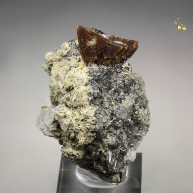 HELVINE (HELVITE), CALCITE