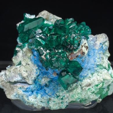 Dioptase with Plancheite