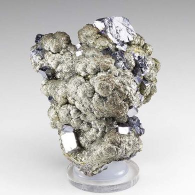 Pyrite with Galena