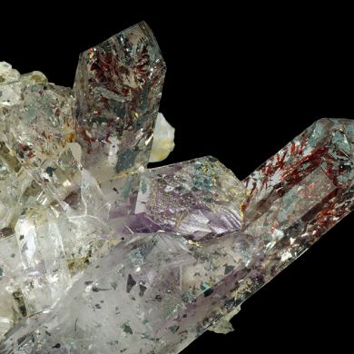 Hematite included Quartz var. Amethyst