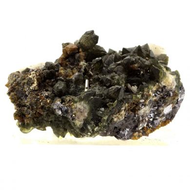 Cubanite + Quartz Prase.