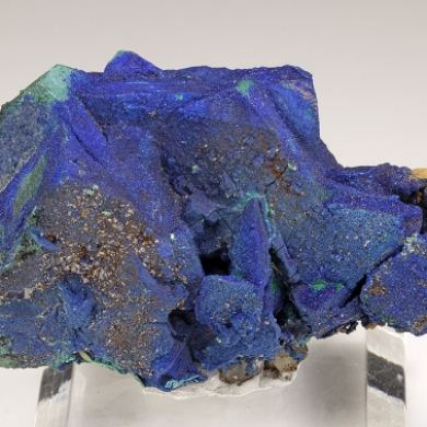 Azurite-on-Tetrahedrite