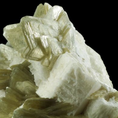 Mica var. Muscovite, K Feldspar