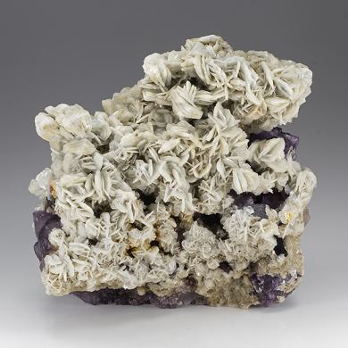 Barite with Fluorite