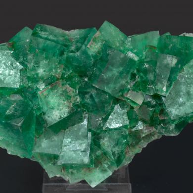Fluorite with limonite