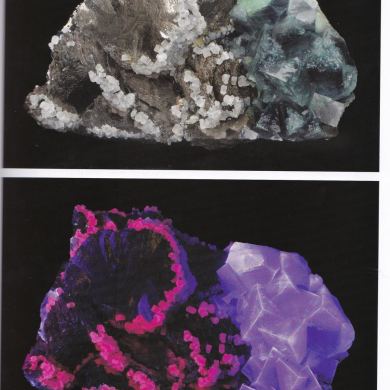 Pyrrhotite and Fluorite with Calcite