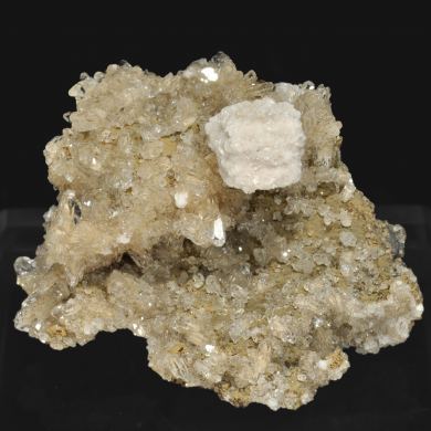 Bultfonteinite with Hydroxyapophyllite-(K) and Calcite
