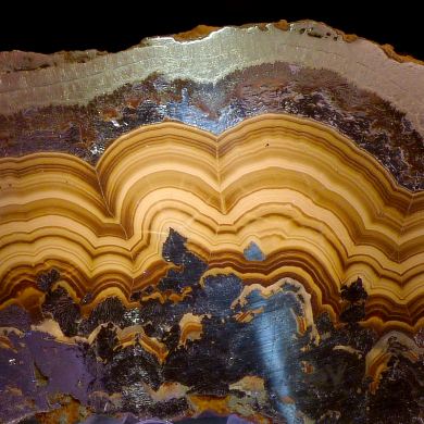 Schalenblende – sphalerite, marcasite, galena