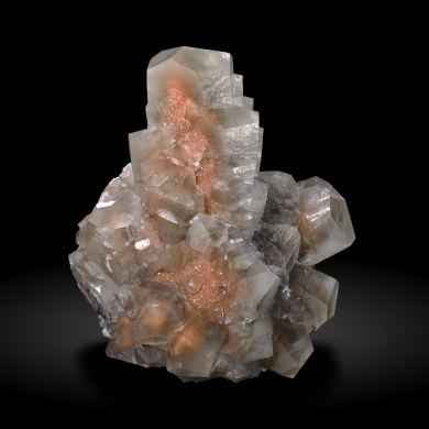 Calcite with iron oxides inclusions
