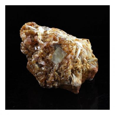 Wulfenite + Fluorite.