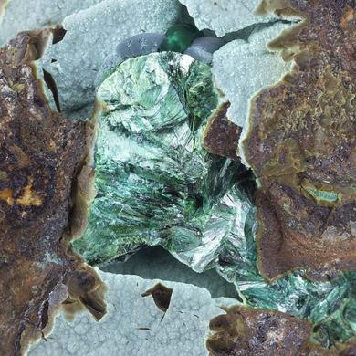 Tyrolite with Chrysocolla