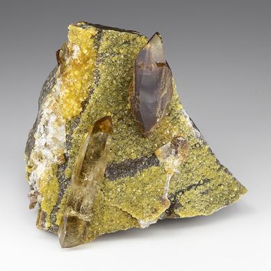 Barite with Calcite