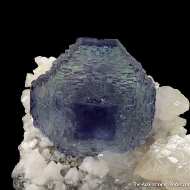 Fluorite with Calcite