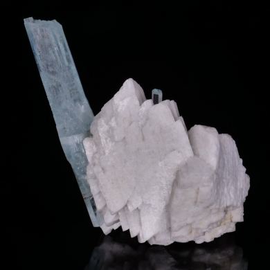 AQUAMARINE on ALBITE - Nyet-Bruk, Pakistan