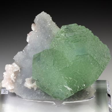 Fluorite with Quartz
