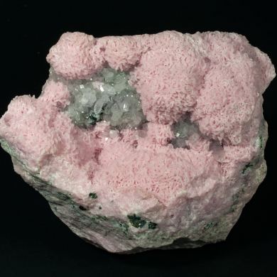 Rhodochrosite with Quartz and Sphalerite