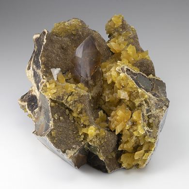 Barite with Calcite