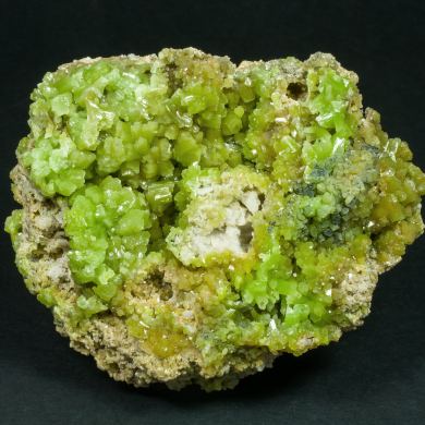 Pyromorphite with Baryte