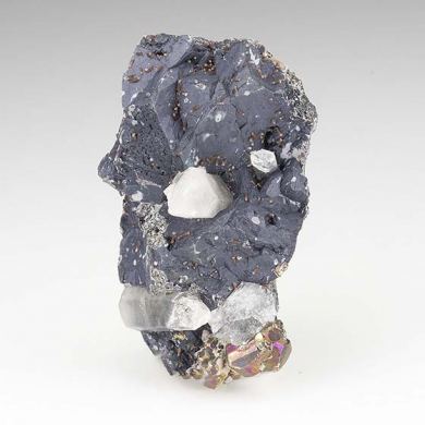 Tetrahedrite with Pyrite, Quartz, Pyromorphite