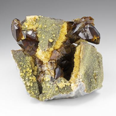 Barite with Calcite