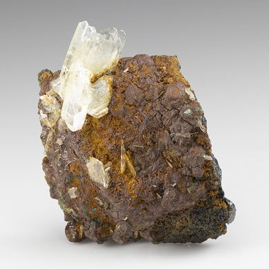 Barite with Siderite