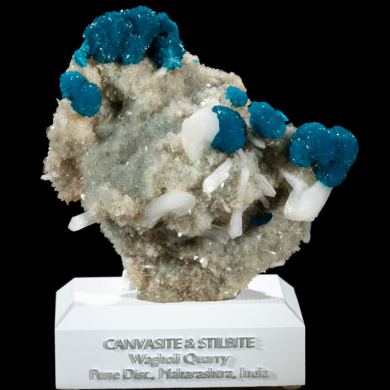 Canvasite & Stilbite from Wagholi Quarry, India