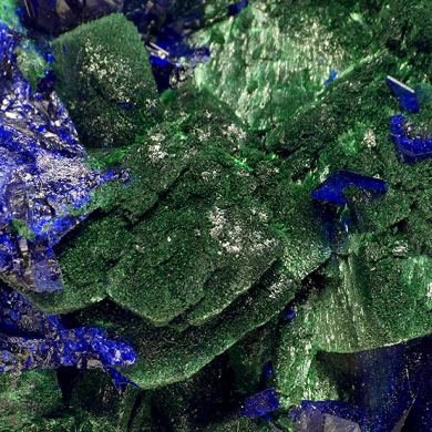 Azurite, malachite