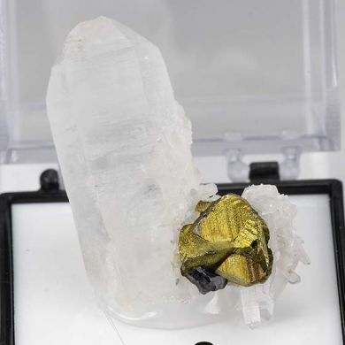 Chalcopyrite with Quartz