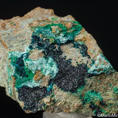 Clinoclase on Cornubite