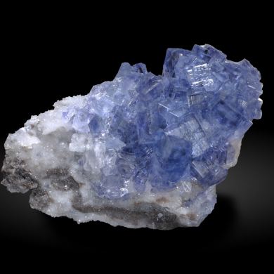 Fluorite with Quartz